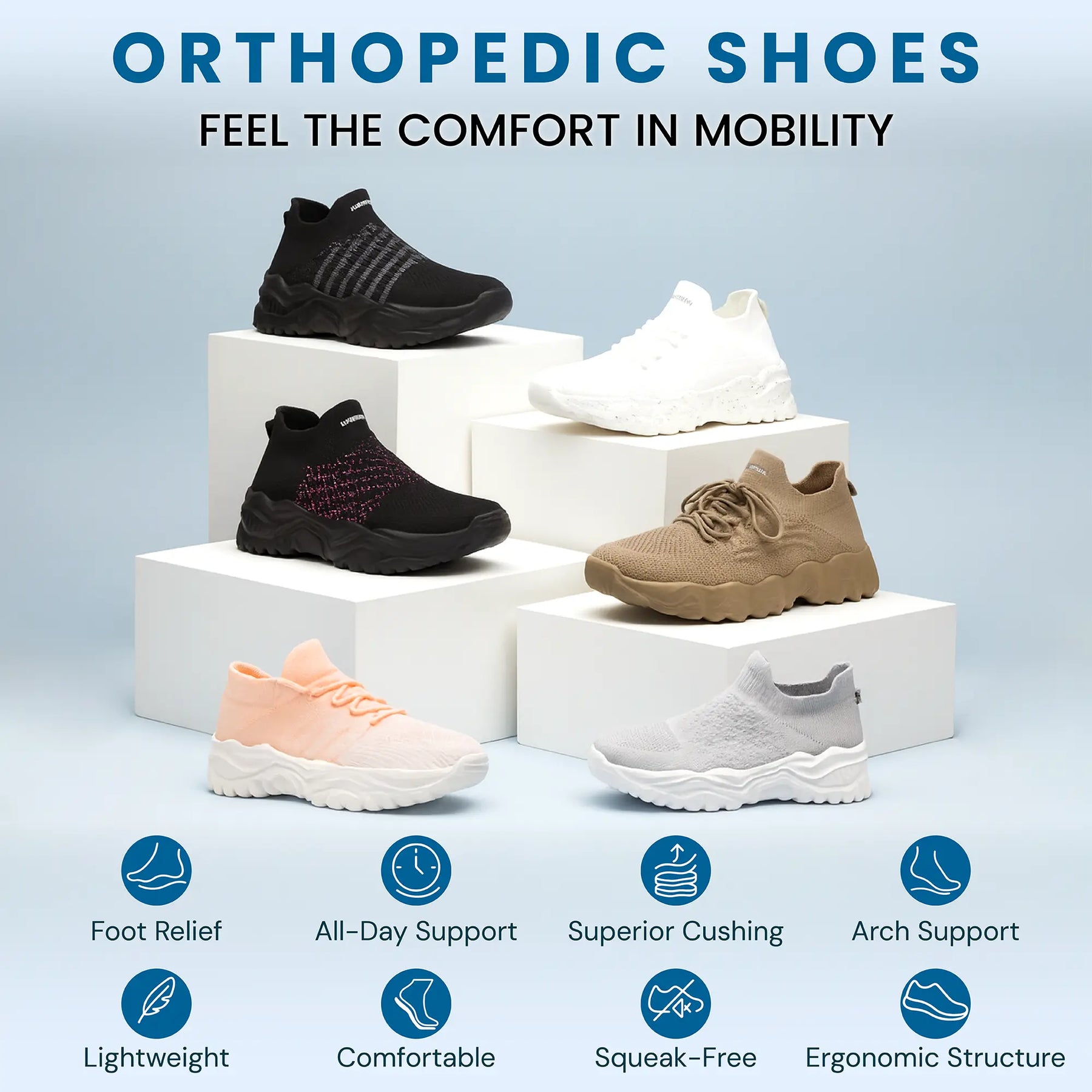 Kaiya™ Orthopedic Sneakers