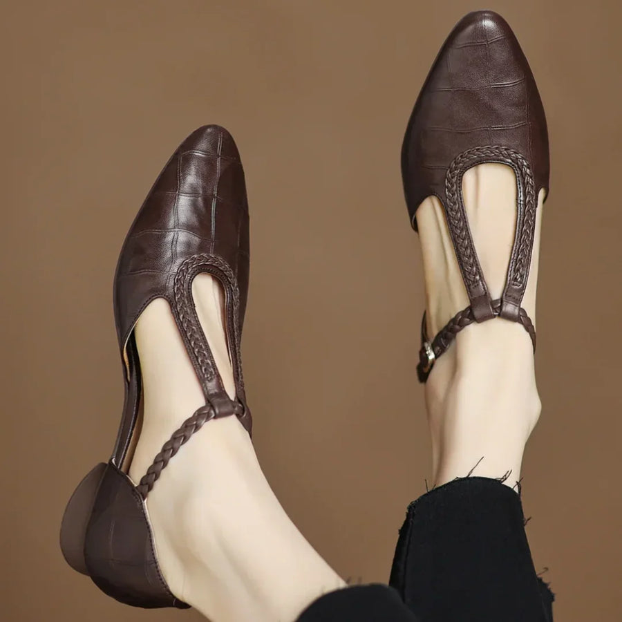 Eliana™ Elegant Leather Sandal