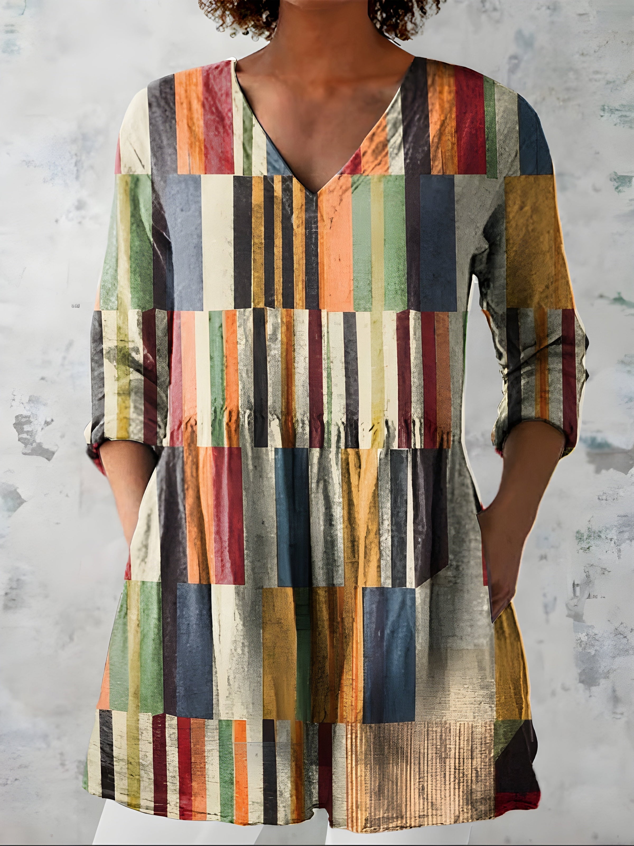 Willow| Long Blouse with V-Neck