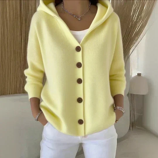 Hannah | Hooded Knit Jacket
