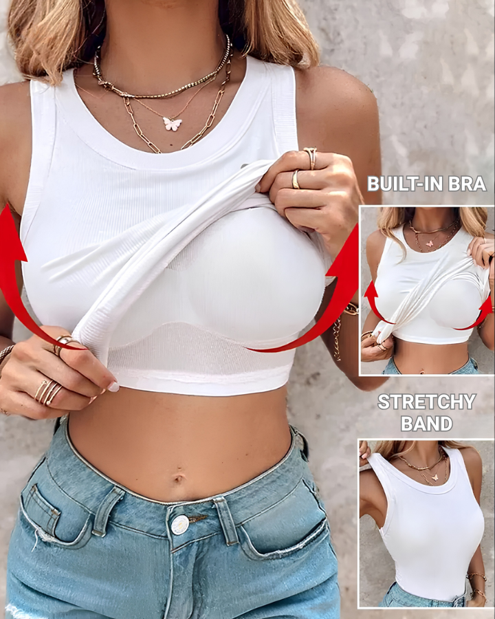 Genesis™ Built-In Bra Tank Top