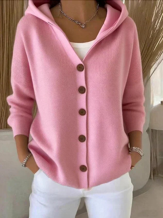 Hannah | Hooded Knit Jacket