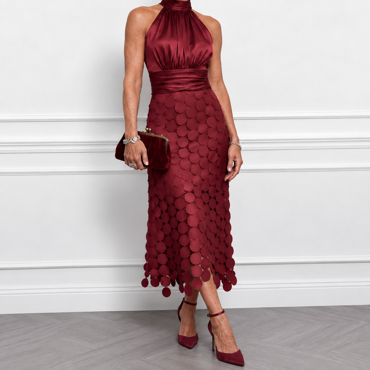 Celine | Elegant Midi Dress