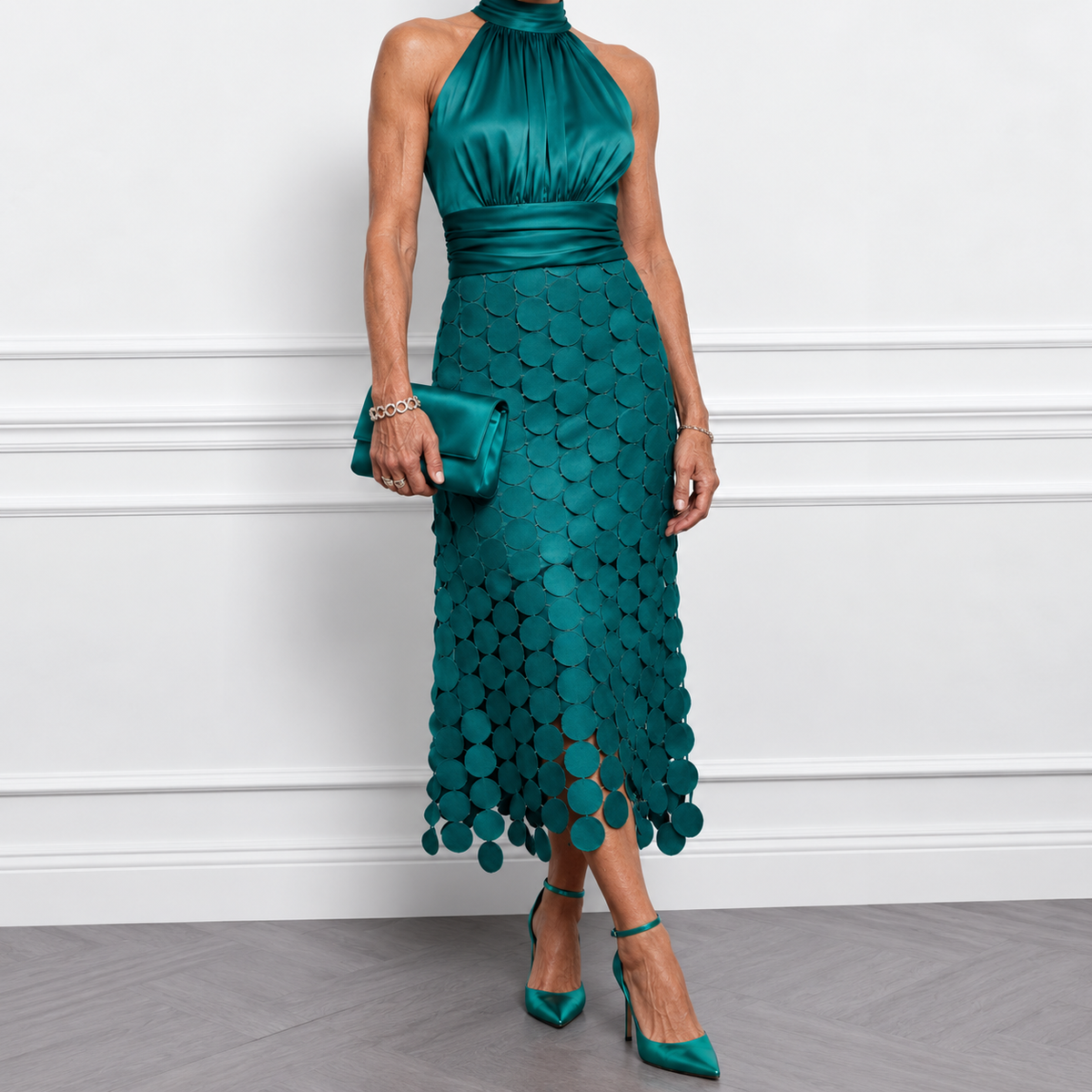 Celine | Elegant Midi Dress