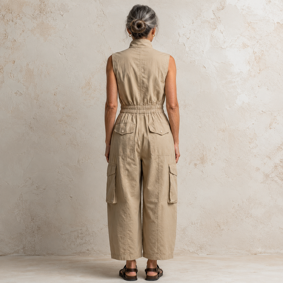 Avery | Utility Cargo Jumpsuit