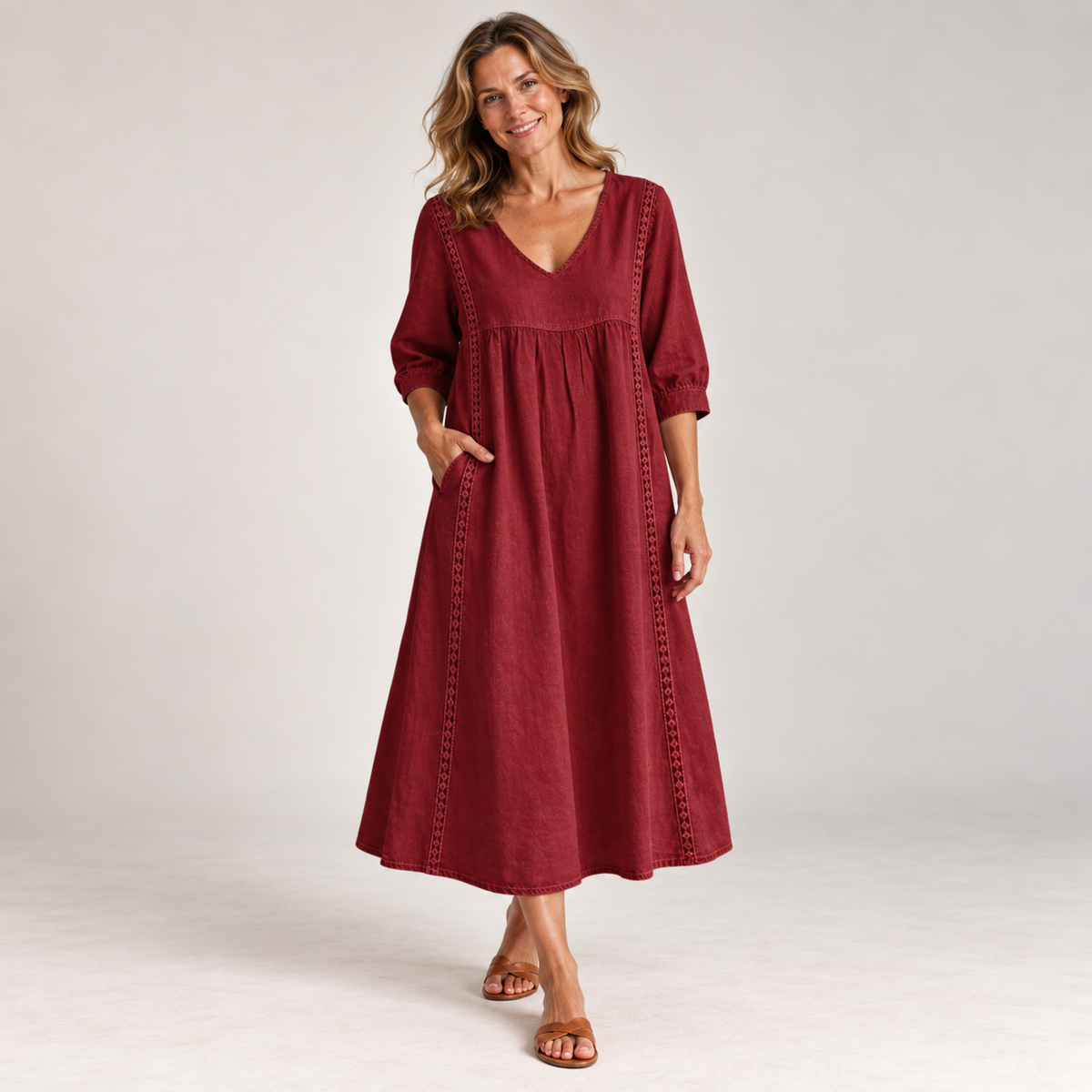 Valerie™ Comfort Midi Dress