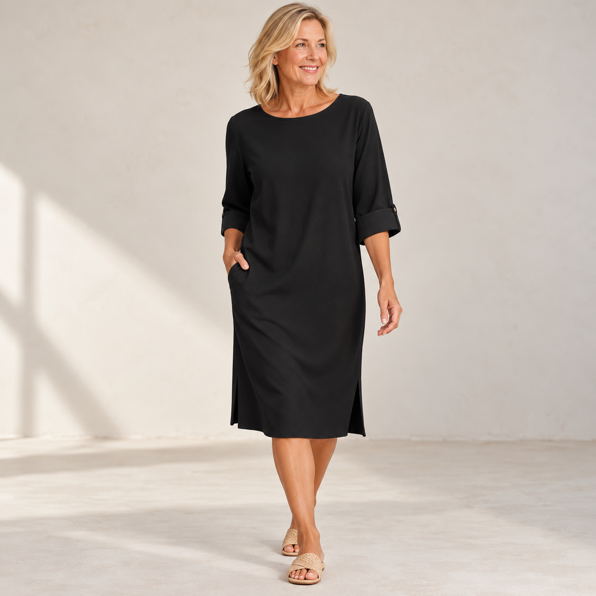 Evelyn™ Comfort Midi Dress