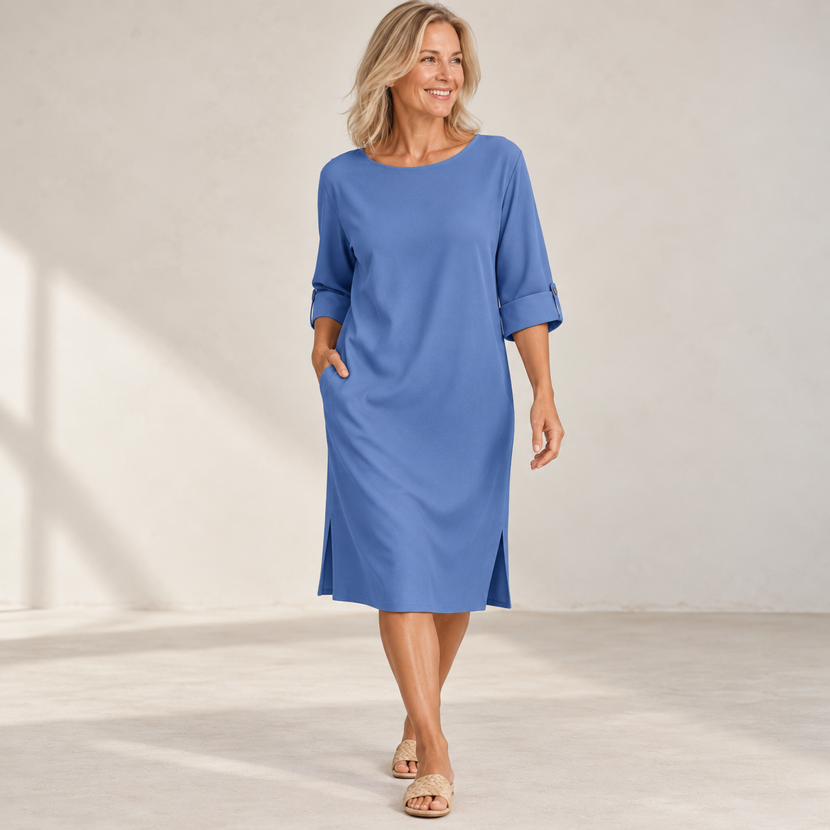 Evelyn™ Comfort Midi Dress