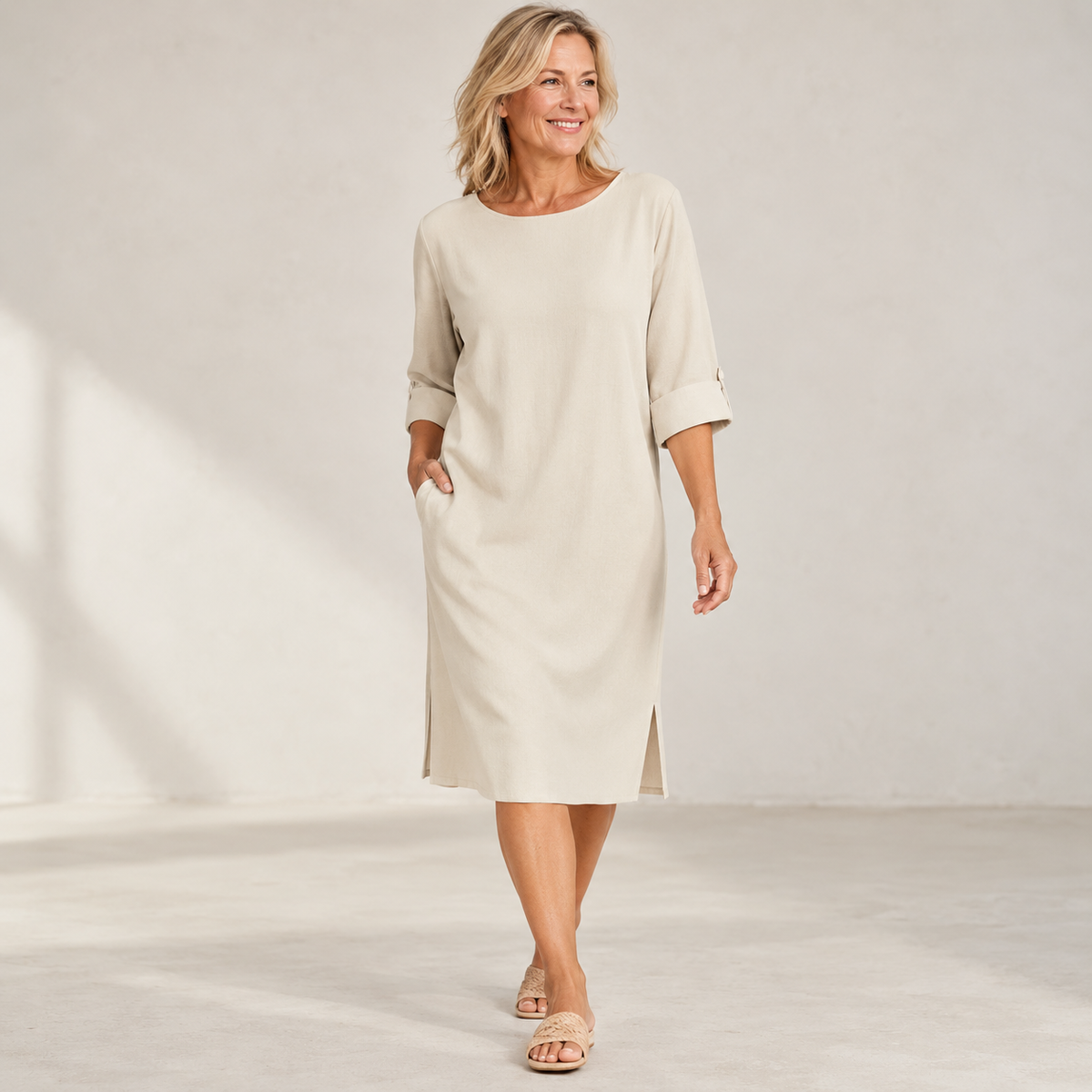 Evelyn™ Comfort Midi Dress