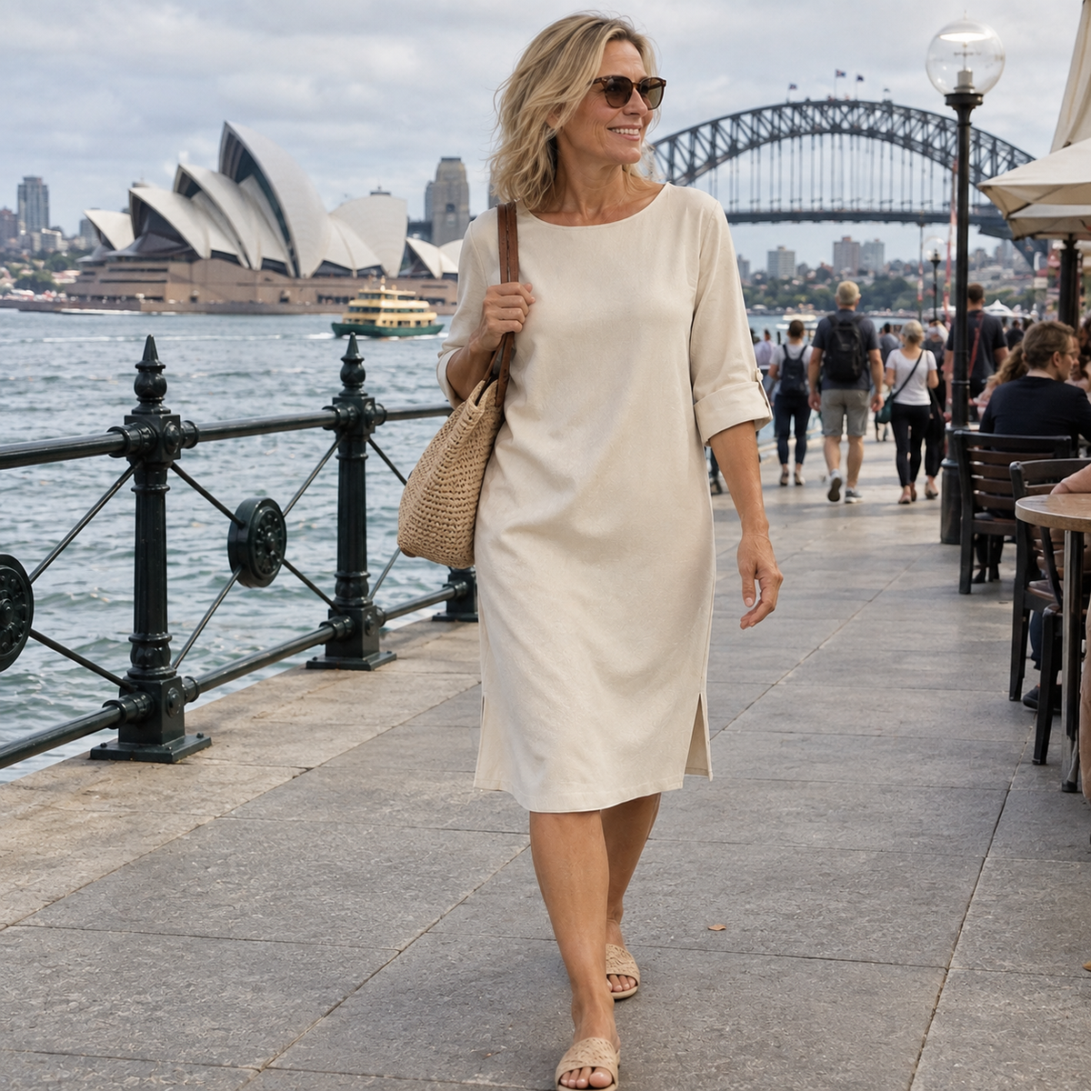 Evelyn™ Comfort Midi Dress
