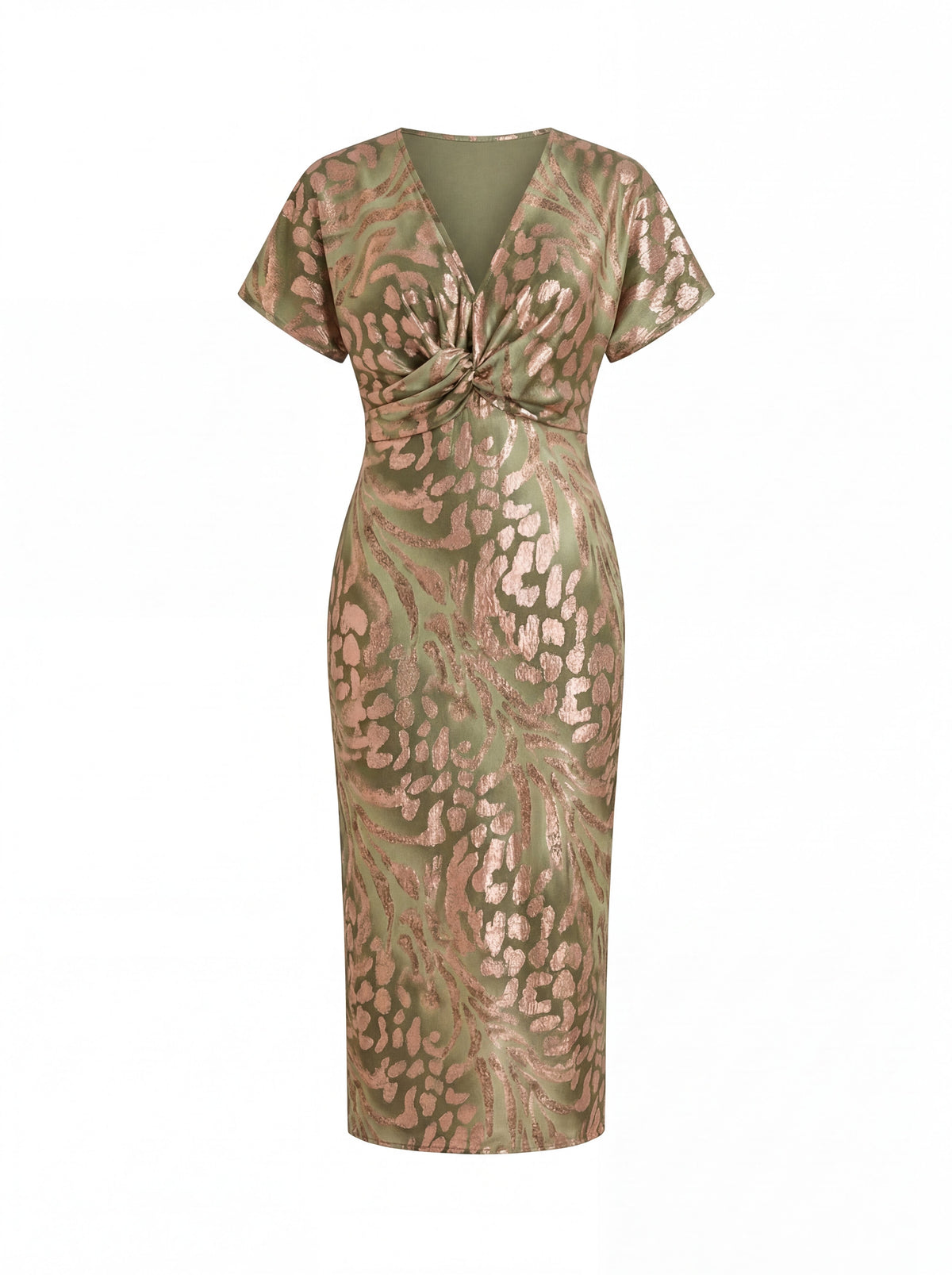 Copper Midi Dress