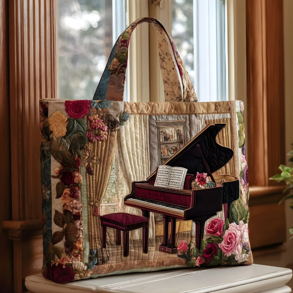 Grand Sonata Garden | Handmade Quilted Tote