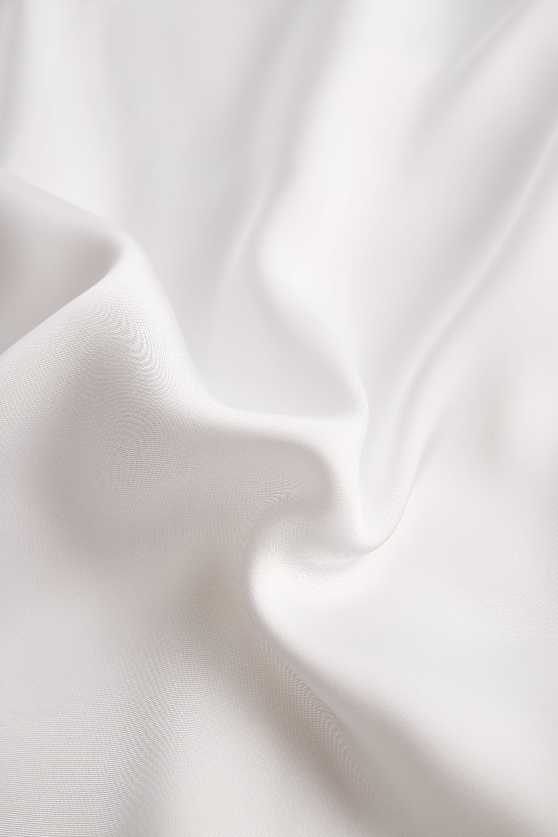 Elegant White Draped Top with Button Detail