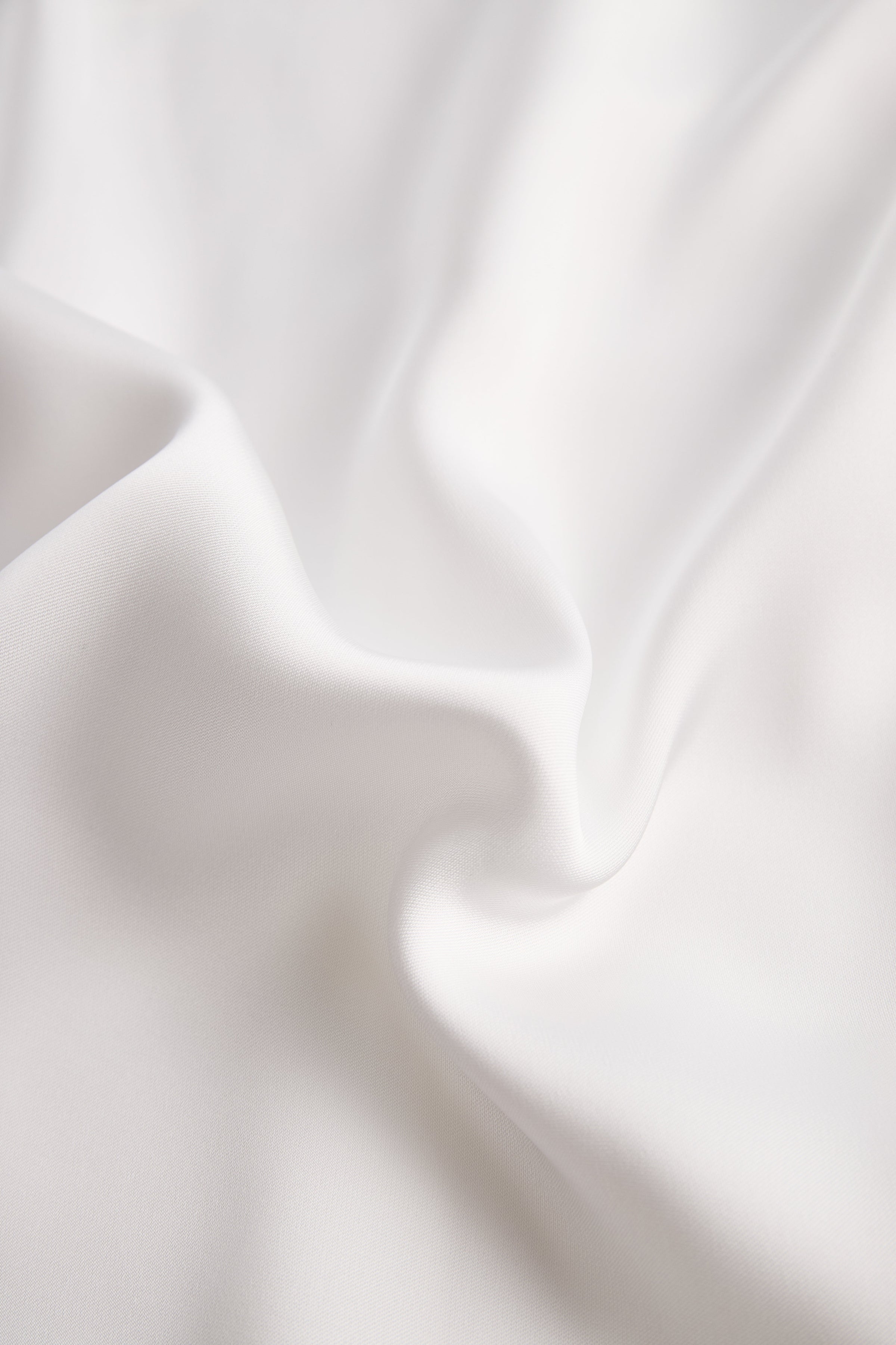 Elegant White Draped Top with Button Detail
