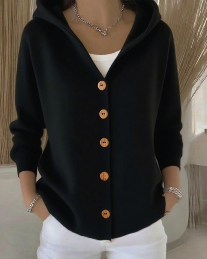 Hannah | Hooded Knit Jacket