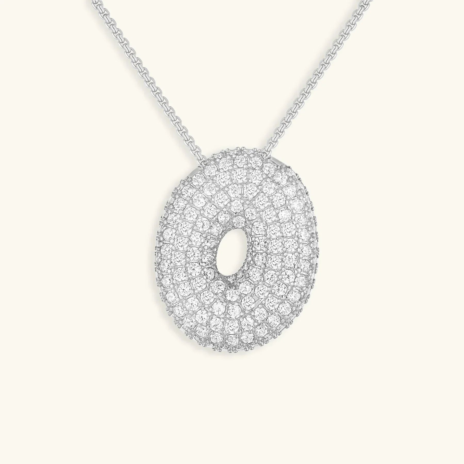 Bubble Initial Necklace