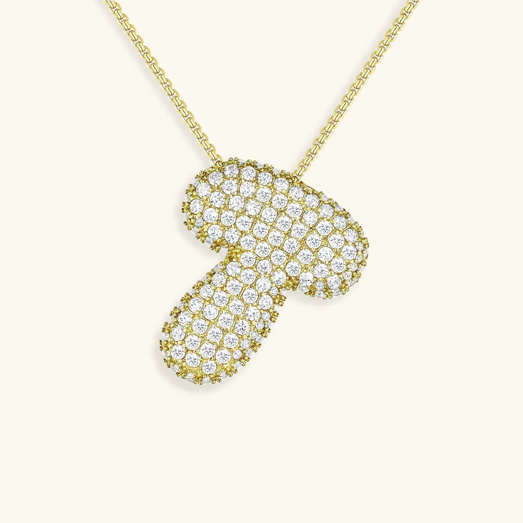 Bubble Initial Necklace