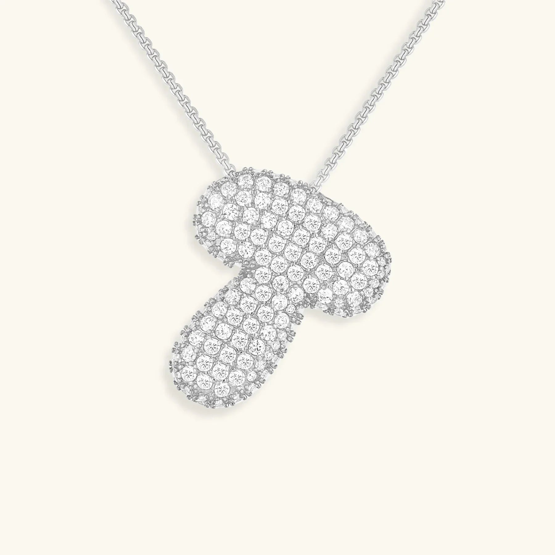 Bubble Initial Necklace