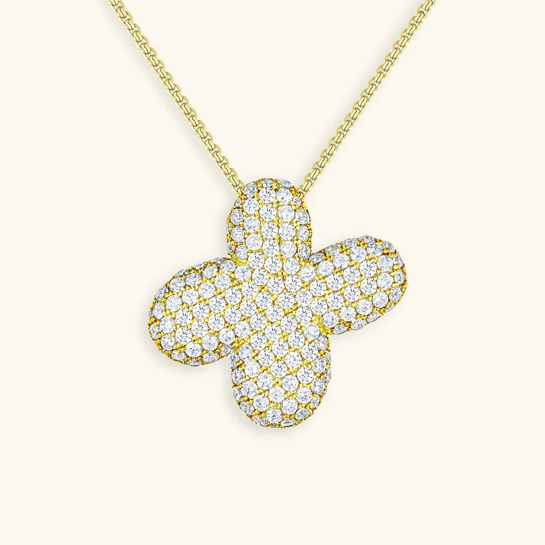 Bubble Initial Necklace