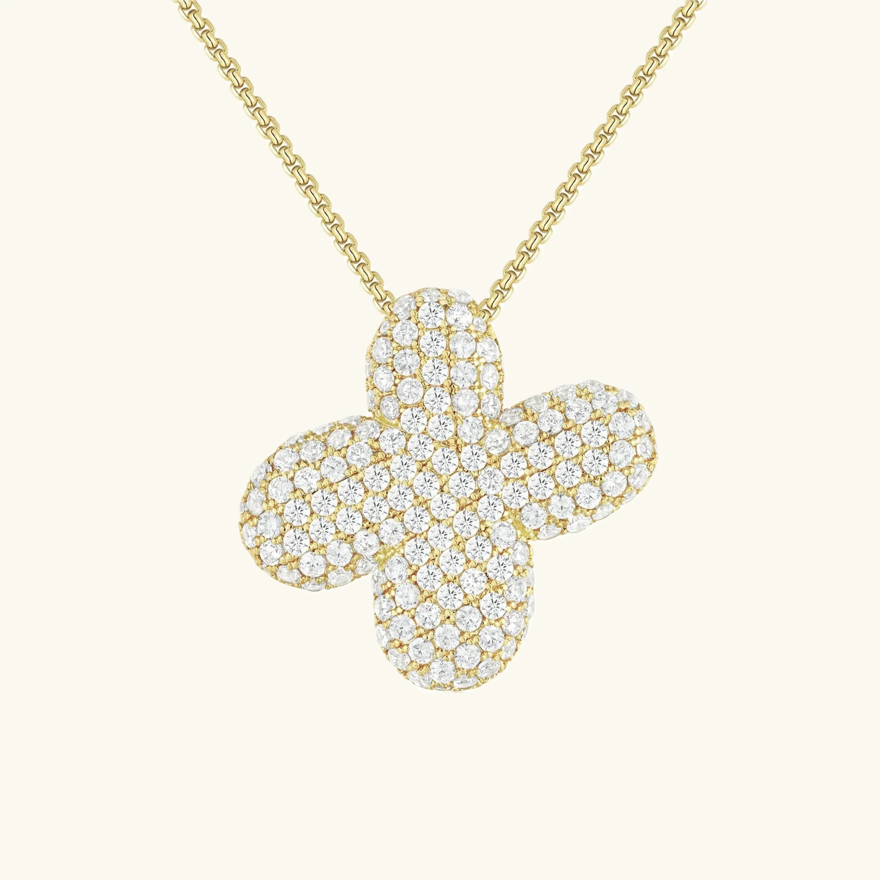 Bubble Initial Necklace