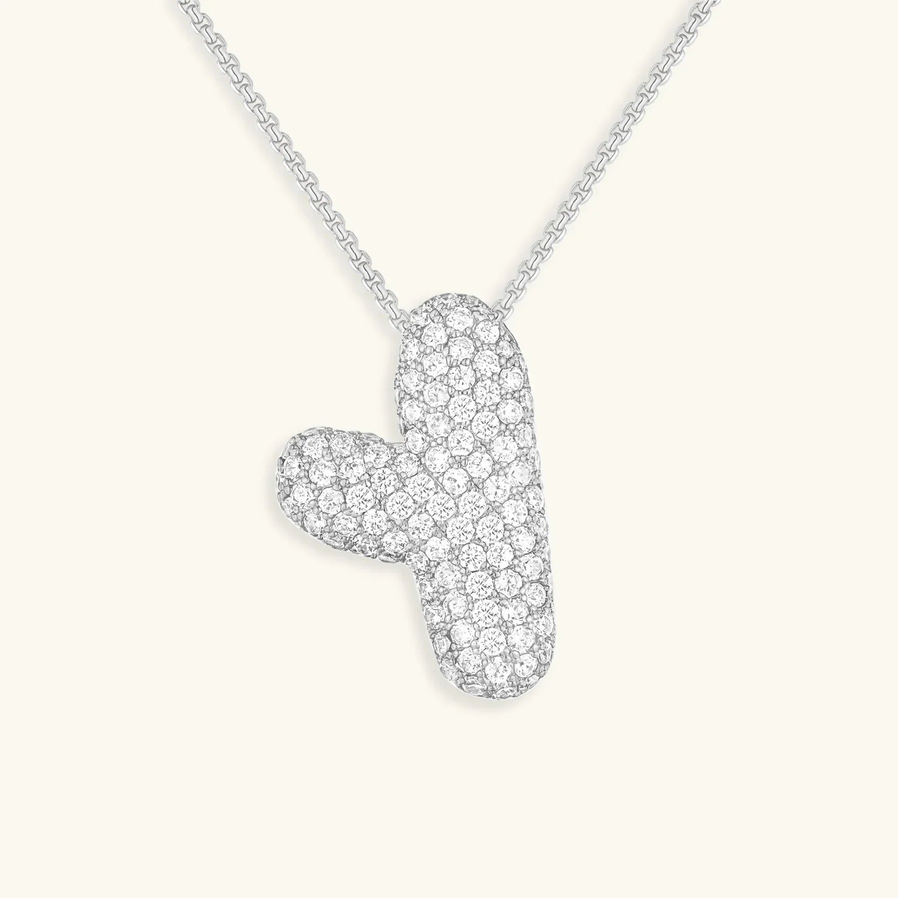 Bubble Initial Necklace