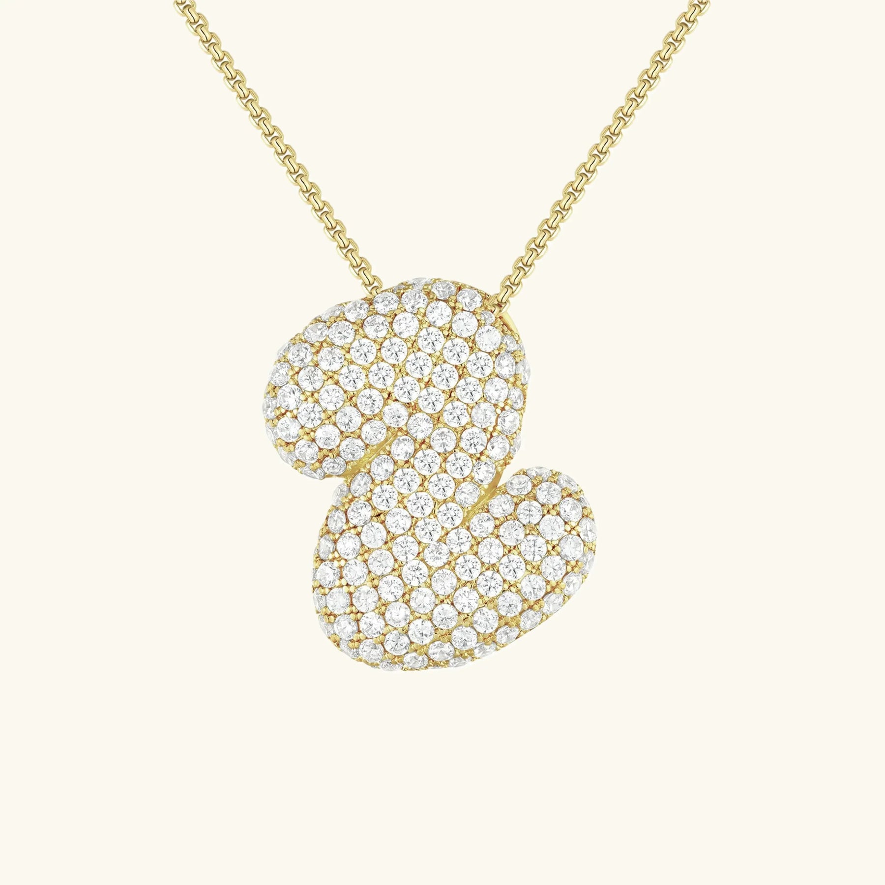 Bubble Initial Necklace