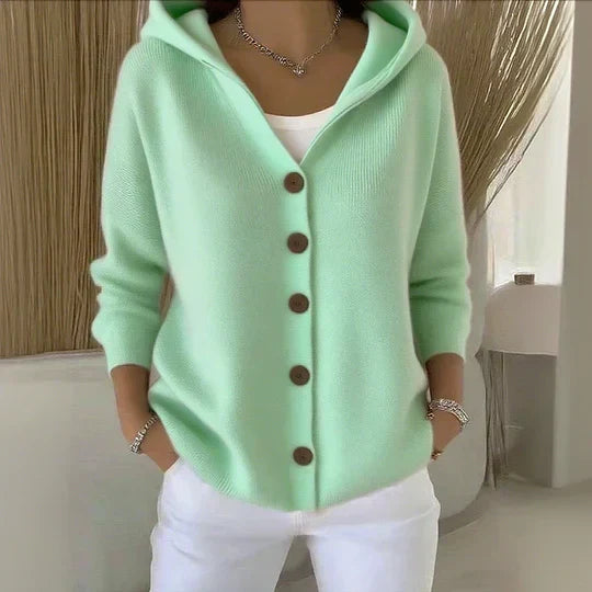 Hannah | Hooded Knit Jacket
