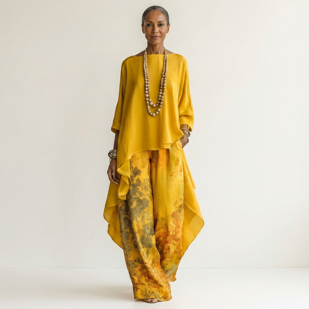Cariola | Cotton-Silk Two-Piece Set