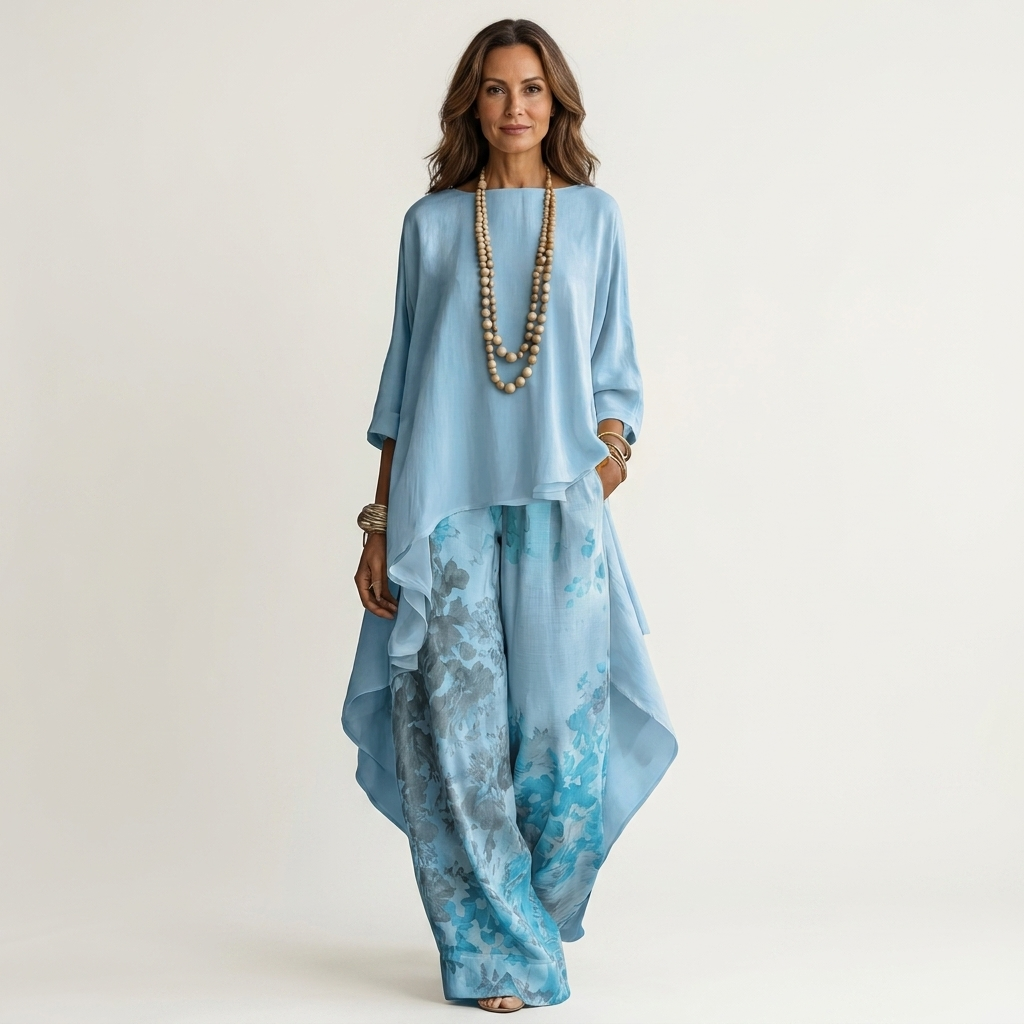 Cariola | Cotton-Silk Two-Piece Set