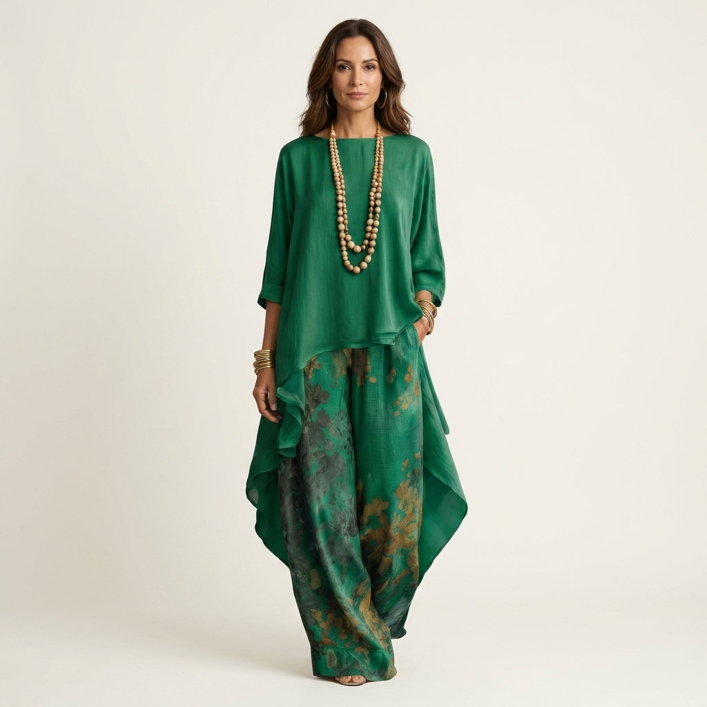 Cariola | Cotton-Silk Two-Piece Set