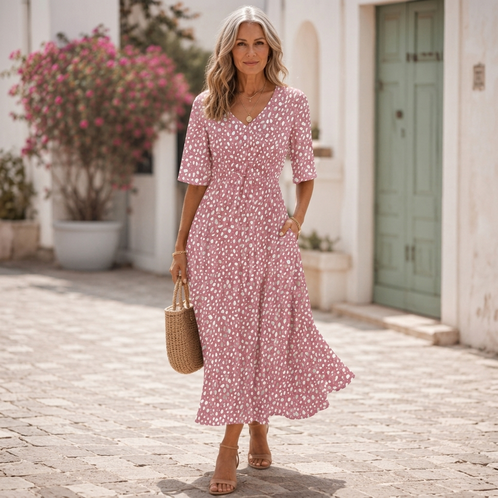 Francesca | Elegant Midi Dress