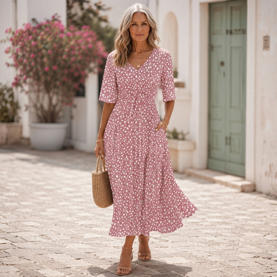 Francesca | Elegant Midi Dress